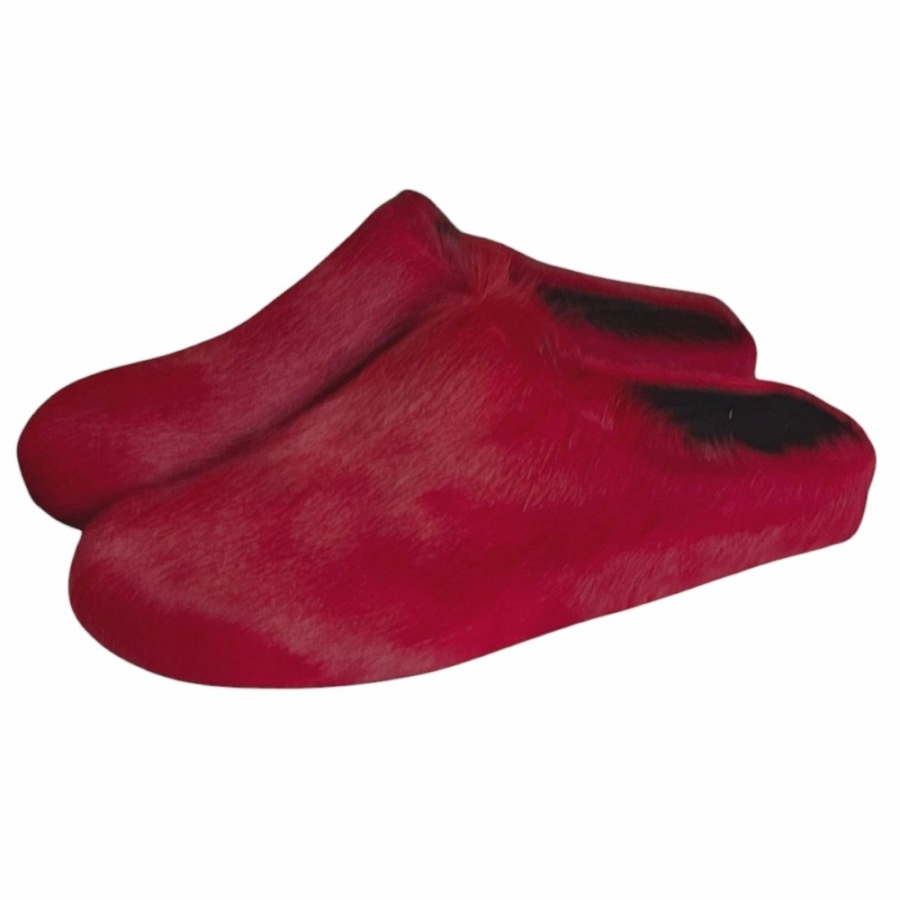 NEW Men's Dark Red Mule Slippers Size 8.5-9
